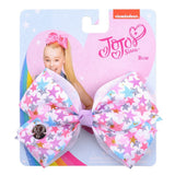 inch JoJo Bows Jojo Siwa Rainbow Printed Knot Ribbon Bow For Girls Handmade Boutique Hair Clip Children Hair