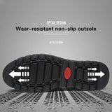 Warm Fur Loafers Men Leather Casual Shoes Men Walking Footwear Non-slip Thick Sole Warm Men's Sneakers Leather