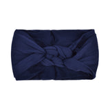 New Braided Nylon Baby Headbands For Girls Twisted Top Cross Knot Headwraps Turban Elastic Soft Hairbands Hair