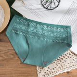 Cotton Panties Woman Sexy Lace Briefs Fashion Solid Color knickers Girls Soft Seamless Underpants Underwear