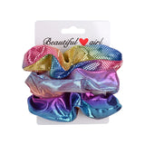 Women Vintage Hair Scrunchies Velvet Scrunchie Set Elastic Hair Bands Girls Headband Ponytail Hair Rope Hair