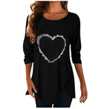 Women Casual Long Sleeve O Neck Button Irregular T Shirt Spring Vintage Loose Shirt Oversize 2XL Tee Shirt Oversized Tops