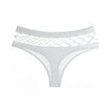 New Women's Underwear Panties Sexy High Elastic Thong Middle-waist Hollow Out Breathable Comfortable Fashion