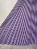 Gradient Pleated Long Skirt- Outfit