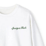 Back Graphic Quote Crewneck Sweatshirt- Outfit