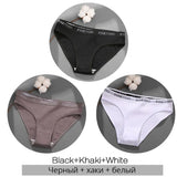 Cotton Women's Panties Panty Sexy Panties Female Underpants Solid Color Panty Intimates Women Lingerie
