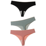 Women Panties Underwear Ultra-thin Seamless Briefs Comfort low-Rise G String Thongs Sexy Lingerie New Hot Bikini T