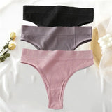 New Seamless Women's Panties Set High Waisted Thongs Woman Comfortable Women's Cotton Briefs Sexy Underpants For