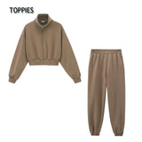 2021 Two Piece Sets Woman Tracksuit Tops+pants Casual Outfit ensemble femme clothing set dresy