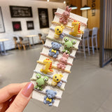 Children Cute Cartoon Fruit Elastic Hair Bands Girls Baby Lovely Rubber Bands Ponytail Holder Kids Hair