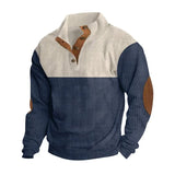 And Winter New Men's Outdoor Jacket Corduroy Leisure Collar Long