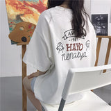 Women Printed Korean Style All-match Trendy Simple Womens Daily Short Sleeve High Quality Hot Sale Harajuku 2020