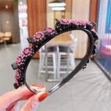 Alice Pearls Elegant Hairbands Men Women Sports Headband Double Bangs Hairstyle Make Up Hairpins Fashion Hair