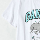 vintage chic smiley print T-shirt women 2022 summer short sleeve round neck cotton cozy tees casual tops female