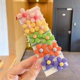 Children Cute Cartoon Fruit Elastic Hair Bands Girls Baby Lovely Rubber Bands Ponytail Holder Kids Hair