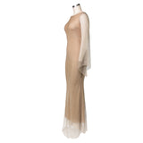 Women's Dresses Sexy Formal Wedding Party Bridesmaid Evening Elegant Wrap Fishtail Dresses Autumn Lady Vestido