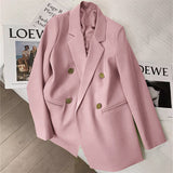 Zingj Spring And Autumn Outfit Fried Street Loose Leisure Versatile Autumn Suit Jacket Female Korean Black Suit