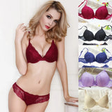 Women's Push Up Sexy Bra Set Black Underwear&amp;Panties Comfortable Breathable Bra Set Sexy Good Lace Underwear For
