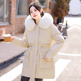 Fashion Live Face Live Courage In The Long Women Style To Overcome The 2024 Winter One Dress Three Wear Female Waist Cotton-Padded Jacket Coat Tide-Outfit