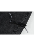 Waist Denim Shorts Women Fashion 2022 New Casual Harajuku Wide Legs Ripped Jeans Short Washed Female Summer Cotton