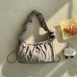 Ribbon Shirring String Shoulder BagOutfit