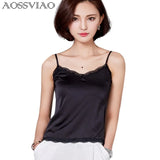 Top Clothes Canotta Donna Estiva Tropical womens tank tops 2021 Silk Women Shirt Camis Sleeveless Blusa Summer