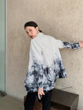 Ink Painting White Blazer Women High Fashion Coat And Jacket For Women 2021 Fall Ladies Blazer Suit Autumn