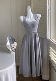 New Elegant Evening Party Midi Dress For Women Fashion Slim A-Line Vestidos Korean Female One-piece Casual