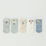 5 Pairs/lot Summer Mesh Socks For Newborns Baby Cute Cartoon Socks For Girls Thin Soft Cotton Boy Child Socks