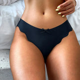 Seamless Panty Set Underwear T-back Female Comfort Intimates Fashion Ladies Low-Rise Briefs Panties Women Sexy