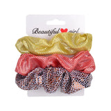 Women Vintage Hair Scrunchies Velvet Scrunchie Set Elastic Hair Bands Girls Headband Ponytail Hair Rope Hair