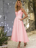 Summer White Dress V Neck Backless Banquet Ladies Dress Women's Dresses for Women Bridesmaid Dress Robe Woman