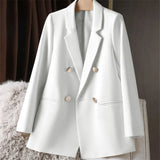 And Autumn Small Suit Jacket Women 2025 New Korean Version Of Loose Leisure Net Red Coffee-Color Suit Women's