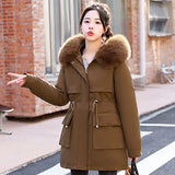 Fashion Live Face Live Courage In The Long Women Style To Overcome The 2024 Winter One Dress Three Wear Female Waist Cotton-Padded Jacket Coat Tide-Outfit