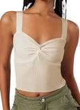 Zingj New Sweater Belt Vest Inside The Knot V Neck Without Sleffowed Wear Bottom Strapless Top Female-Outfit