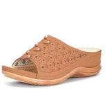 Women Summer Slippers, Retro Roman Casual Shoes, Women Open Toe Chunky Sole Sandals, Women Sliding Beach