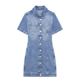 Zingj Women's Summer 2024 New Denim Mini