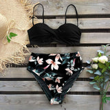 Bikini 2021 Female Swimsuit Women Swimwear Thong Push Up Bikinis Set High Waist Swimming Suits Ruffled Bathing