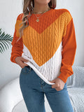 Wind Real Autumn And Winter Casual Stample Lantern Sleeve Sweater Women's