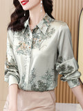 Fashion Shirts for Women OL Elegant Women Blouses Spring New Women's Luxury Blouses Female Clothing Basic Floral Women