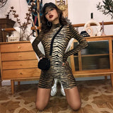 Jumpsuits Sleeveless High Neck Long Sleeve Zipper Womens Autumn Short Jumpsuit Streetwear Playsuit Fashion Female