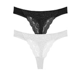 Lace Women's Panties G String Thong Low-Waist Female Underpant Hollow Out Breathable Seamless Underwear Women
