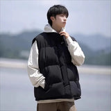Cotton Vest Men's 2025 New Winter Shoulder Warm Boys Vest Cotton