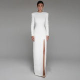 Small White Dress Engagement Dress 2025 New Simple Trend Of The Set Of Cream Design White Square Collar Daily