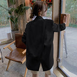 Zingj Autumn Dress New Sense Chic Gray Small Suit Jacket Female Small Person Design Sense Niche Suit-Outfit