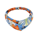 Women Girls Summer Bohemian Hair Bands Print Headbands Vintage Cross Turban Bandage Bandanas Hairbands Hair