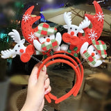New Year Women Girls Cute Christmas Antlers Santa Claus Hairbands Sweet Hair Decorate Headband Fashion Hair