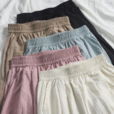 Milkfy Broad Leg Trousers Women's Summer Thin 2025 New High-Waisted Vinegar Ice Straight