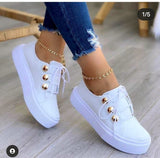 Zingj Size Casual Flat Single Shoes Women's New Round Head Thick Sole Casual Women's Single Shoes Wish- Outfit