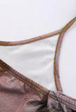 Printed Halter Crop Cami Top- Outfit